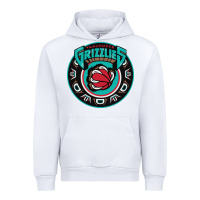 White vancouver grizzlie retro Urban Hoodie - linhVisuals