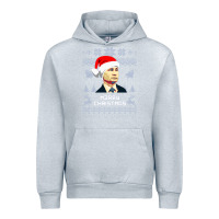 Heather Grey vladimir putin merry christmas Urban Hoodie - linhVisuals