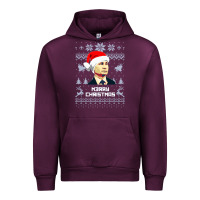 Mauve Wine vladimir putin merry christmas Urban Hoodie - linhVisuals