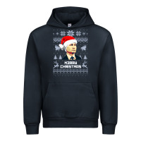 Navy vladimir putin merry christmas Urban Hoodie - linhVisuals