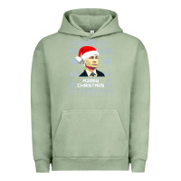 Pigment Oil Green vladimir putin merry christmas Urban Hoodie - linhVisuals