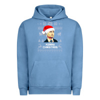 Pigment Pebble Blue vladimir putin merry christmas Urban Hoodie - linhVisuals