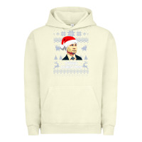Pigment Pistachio vladimir putin merry christmas Urban Hoodie - linhVisuals