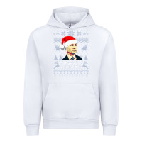 White vladimir putin merry christmas Urban Hoodie - linhVisuals
