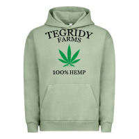 Pigment Oil Green tegridy farms Urban Hoodie - linhVisuals