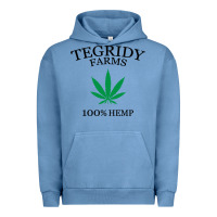 Pigment Pebble Blue tegridy farms Urban Hoodie - linhVisuals