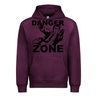 Mauve Wine archer danger zone Urban Hoodie - linhVisuals