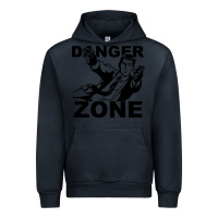 Navy archer danger zone Urban Hoodie - linhVisuals