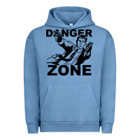 Pigment Pebble Blue archer danger zone Urban Hoodie - linhVisuals