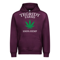 Mauve Wine tegridy farms Urban Hoodie - linhVisuals