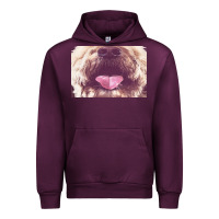 Mauve Wine labradoodle t  shirtfunny labradoodle face mask funny dog mouth t  shi Urban Hoodie - linhVisuals