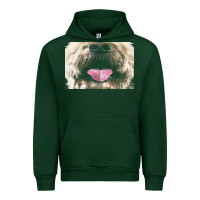 Forest Green labradoodle t  shirtfunny labradoodle face mask funny dog mouth t  shi Urban Hoodie - linhVisuals