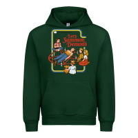 Forest Green let's summon demons Urban Hoodie - linhVisuals