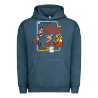 Pigment Midnight Navy let's summon demons Urban Hoodie - linhVisuals