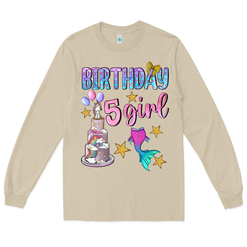 Birthday Girl 5 Long Sleeve Tee by BundleAndBundleShop | Teevron