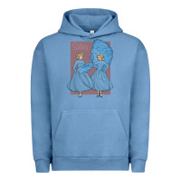 Pigment Pebble Blue sisters    white christmas Urban Hoodie - linhVisuals