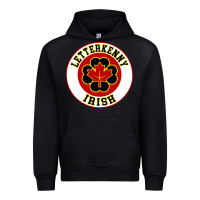 Black letterkenny irish shoresy shamrock Urban Hoodie - linhVisuals