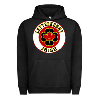 Pigment Black letterkenny irish shoresy shamrock Urban Hoodie - linhVisuals