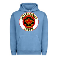 Pigment Pebble Blue letterkenny irish shoresy shamrock Urban Hoodie - linhVisuals