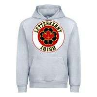 Heather Grey letterkenny irish shoresy shamrock Urban Hoodie - linhVisuals