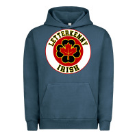 Pigment Midnight Navy letterkenny irish shoresy shamrock Urban Hoodie - linhVisuals