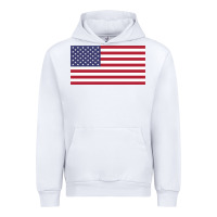 White american flag Urban Hoodie - linhVisuals