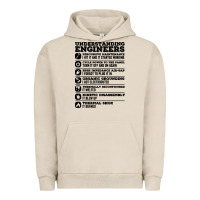 Pigment French Oak understanding engineers funny Urban Hoodie - linhVisuals