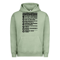 Pigment Oil Green understanding engineers funny Urban Hoodie - linhVisuals