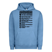 Pigment Pebble Blue understanding engineers funny Urban Hoodie - linhVisuals