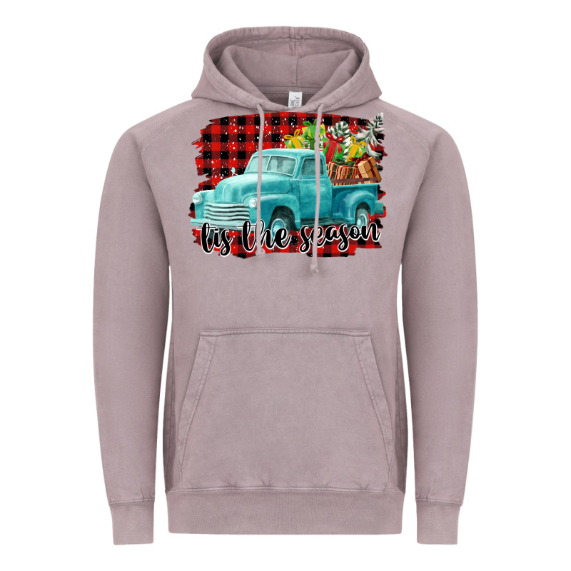 Tis The Season Christmas Truck Vintage Hoodie by FaDigitalArtStudio | Teevron