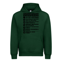 Forest Green understanding engineers funny Urban Hoodie - linhVisuals
