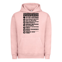 Pigment Salmon understanding engineers funny Urban Hoodie - linhVisuals