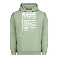 Pigment Oil Green understanding engineers funny Urban Hoodie - linhVisuals
