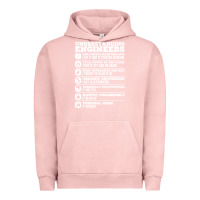 Pigment Salmon understanding engineers funny Urban Hoodie - linhVisuals