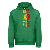 Emerald one love rasta reggae Urban Hoodie - linhVisuals