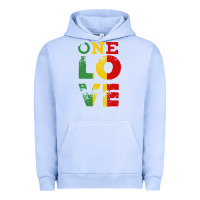 Pigment Grape Ice one love rasta reggae Urban Hoodie - linhVisuals