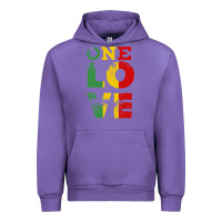 Tulip one love rasta reggae Urban Hoodie - linhVisuals