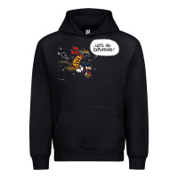 Black calvin Urban Hoodie - linhVisuals