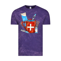Cloud Purple Nurse Coffee Mug Vintage Tee - FaDigitalArtStudio