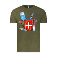 Vintage Olive Nurse Coffee Mug Vintage Tee - FaDigitalArtStudio
