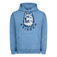 Pigment Pebble Blue HUSKIES Urban Hoodie - linhVisuals