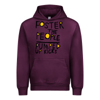 Mauve Wine Foster The People Pumped Up Kicks Urban Hoodie - linhVisuals