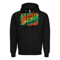 Black westerb aztec and leopard background Zipper Hoodie - AdoDesignShop