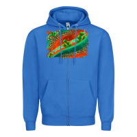 True Royal westerb aztec and leopard background Zipper Hoodie - AdoDesignShop