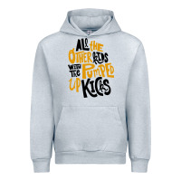 Heather Grey Foster The People Pumped Up Kicks Urban Hoodie - linhVisuals