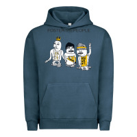 Pigment Midnight Navy Foster The People Call It What You Want Urban Hoodie - linhVisuals