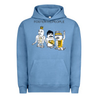 Pigment Pebble Blue Foster The People Call It What You Want Urban Hoodie - linhVisuals