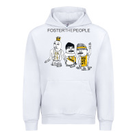 White Foster The People Call It What You Want Urban Hoodie - linhVisuals