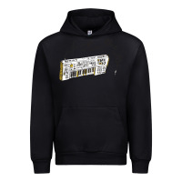 Black Foster The People Torches Urban Hoodie - linhVisuals