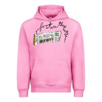 Fuchsia Pink Foster The People Torches Urban Hoodie - linhVisuals
